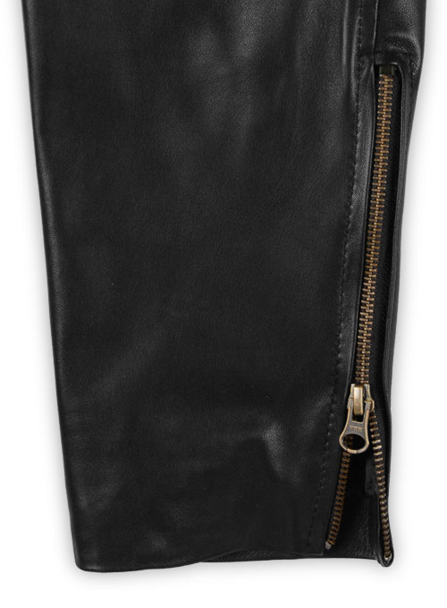 (image for) Leather Biker Jeans - Style #1 - Click Image to Close