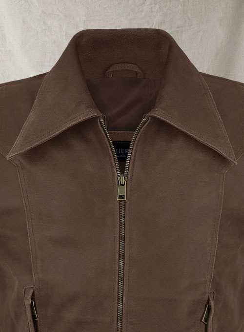 Vintage Brown Grain X Men Days of Future Past Leather Jacket