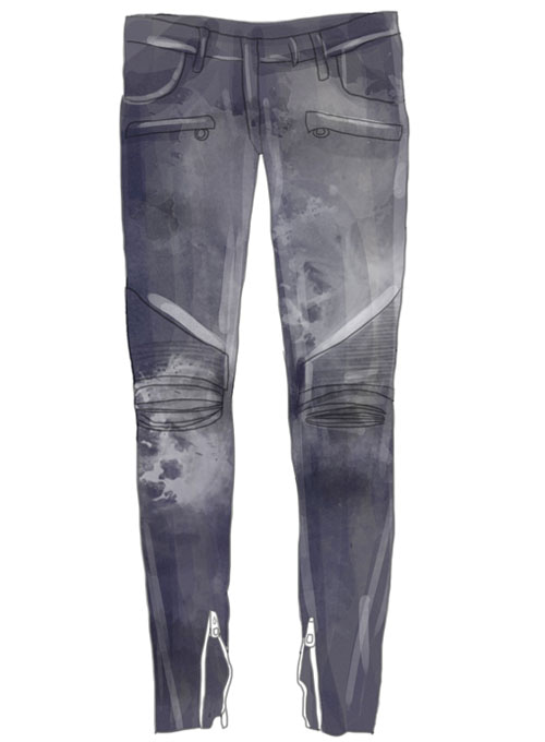 Coleman Drawstring Leather Pants : LeatherCult: Genuine Custom