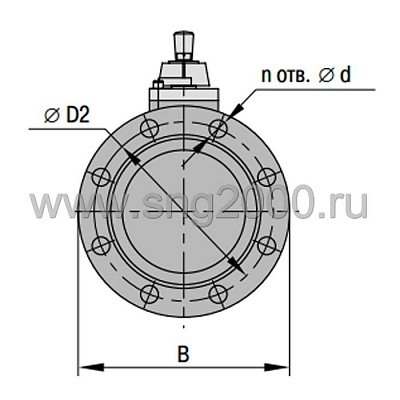 Кран шаровой МА 39015 р-ф-н-у DN 100 мм PN 1,6 МПа (Угол: 0) | Фото №2
