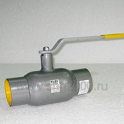 Кран шаровой КШ.Ц.П.GAS.400.025.П/П.02  DN 400 мм PN 2,5 МП  в комплекте с ручным редуктором | Фото №1