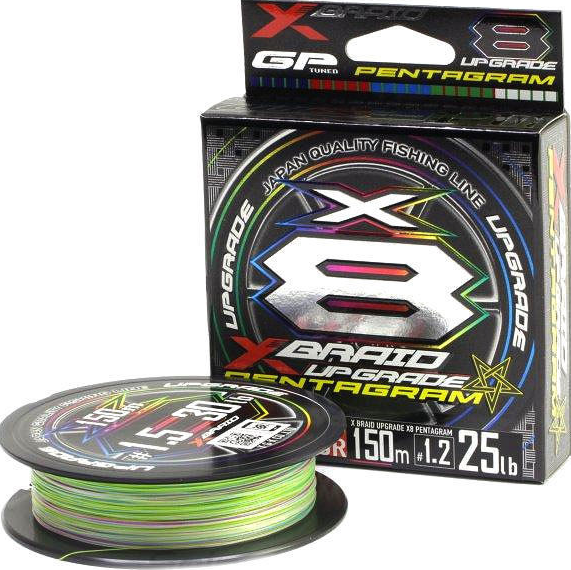 Шнур YGK X-Braid Upgrade X8 200м #1.2/0.185мм 25Lb/11.2кг