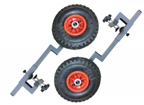 Колеса транцевые струбцинного типа, не требующие сверловки транца, оцинковка ЖД