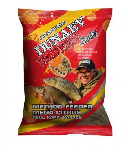 Прикормка DUNAEV-FADEEV Feeder Method Black Citrus 1 кг
