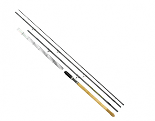 Удилище фидер "Волжанка Профи-2.0" 3.3/3.8м (4секции+4) тест 40+г