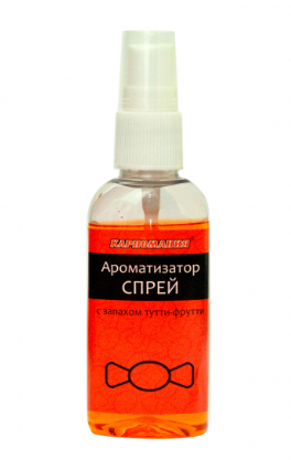 Ароматизатор спрей с запахом Тутти-фрутти 50г флакон				
