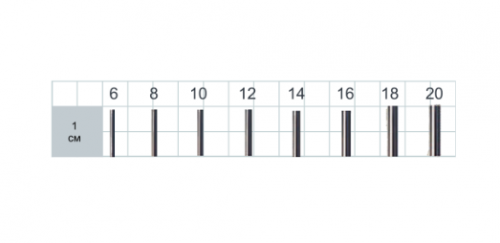 Обжимные трубочки Gurza-Double Brass Tube № B (dia0,8x1,7x8mm) (10шт/уп)										