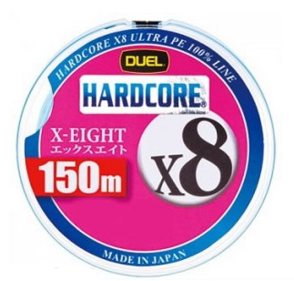 Шнур Duel PE Hardcore X8 150m MilkyBlue №1.2 (0.191mm) 12.0kg	