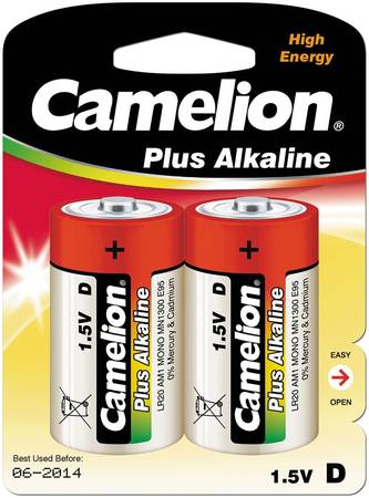 Элем. пит. Camelion LR20 BL2     2/12/96																																	
