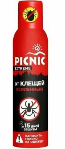 Аэрозоль от всех видов нас./клещей150 мл ПИКНИК EXTREME