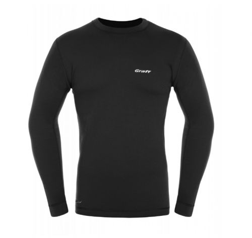 Термобелье GRAFF длинный рукав (черное) 3XL