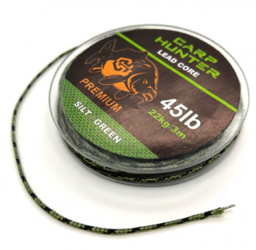 Лидкор CarpHunter PREMIUM 45lb (22кг) 3м (camo)		
