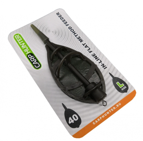 Флэт кормушка CarpHunter Flat Method Feeder Large 40г	