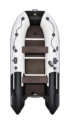 Лодка Ривьера Компакт 3200 СК комби светло-серый/черный