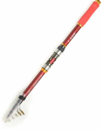 Удилище "KAIDE" ( с кольцами,короткое сложение , carbon,2, 7 м, 60-120гр..6 секций)