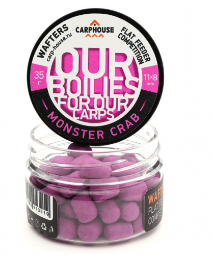 CARPHOUSE Насадочные Бойлы Нейтрально плавучести Дамбелс 8*11 мм. "Monster Crab" 0,035 кг.		