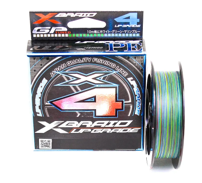 Шнур YGK X-Braid Upgrade X4 150m White Pink # 0.8 0.148 мм 14lb 6,3 кг