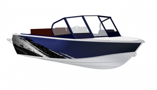 Моторная лодка Салют 480 с мотором YAMAHA F 70 AETL