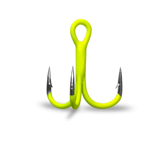 Крючки Gurza-Round treble hook ST-36 UV CHARTREUSE №14 BC 										