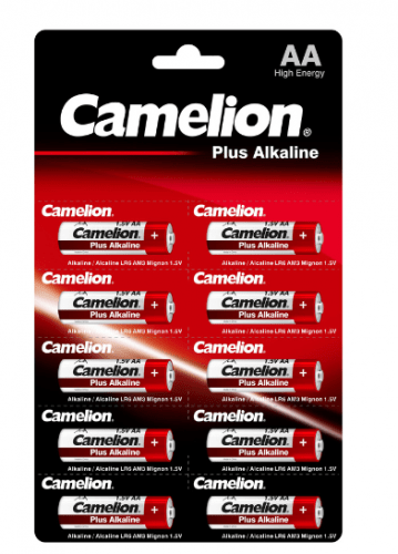 Элем. пит. Camelion LR6 BL10 Plus Alkaline отрывные