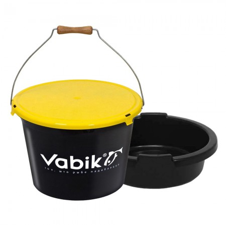 Комплект для прикормки Vabik Pro (Ведро+Крышка+Таз 13л)									