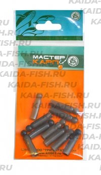 Трубко-Шар силиконовый для карповой оснастки.Вертолет прозрачный 10шт/упак.(41В/39)