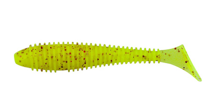 Приманка силиконовая Keitech Swing Impact FAT 6.8" #PAL01 Chartreuse Red Flake									