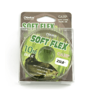 Поводочный материал без оплетки Caiman Soft Flex Camo Grey 10m 25lbs 215862					