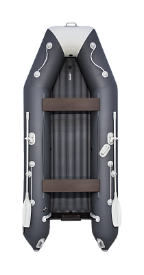 Лодка "Аква"  3600 НДНД графит/светло-серый