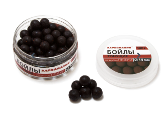 Тонущие бойлы со вкусом Печени 14мм 100г банка