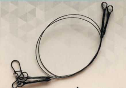 Поводок с застежкой Gurza-Nitinol Liader L (0,3 mm x 0,15 m) (2шт/уп)									