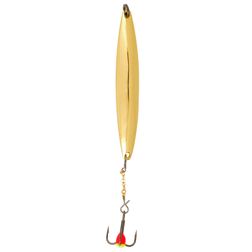 Блесна вертикал. зим. Lucky John NAIL BLADE с цеп. и тр. 65мм G блистер							