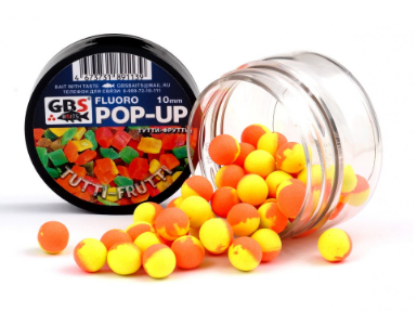 Бойлы POP-UP GBS "TUTTI FRUTTI" (Тутти Фрутти) ( 8 мм, банка)