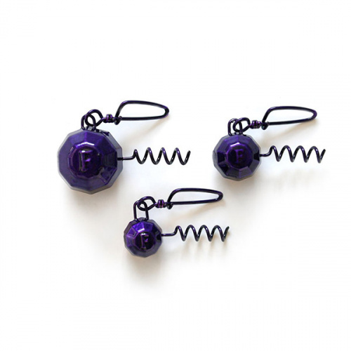 Свинец Fanatik "штопор" граненый груз с застежкой, цвет 007, 20 гр.