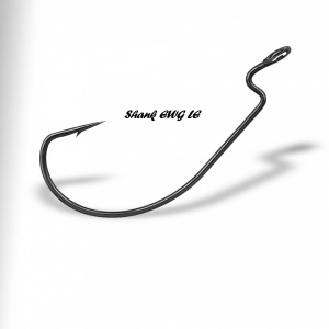 Крючки Gurza-SHANK EWG LE № 2  BN (8шт/упак.)(офсет,широкое ухо)