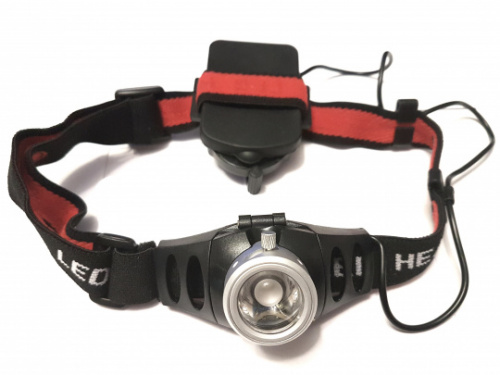 ФОНАРЬ НАЛОБНЫЙ ЛИНЗОВЫЙ НА БАТАРЕЙКАХ TK-37