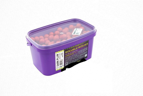 Бойлы растворимые Dark Plum (темная слива), 24 мм ведро 2кг
