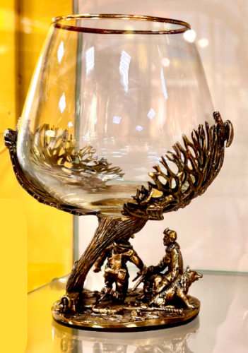 Бокал под коньяк "Зимняя рыбалка"