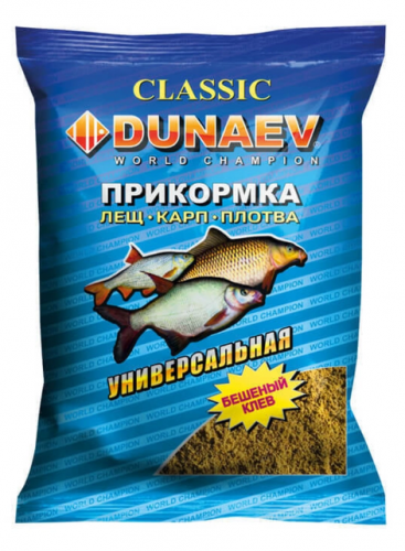Прикормка "DUNAEV КЛАССИКА" 0,9кг. универсальная тутти-фрутти(р)