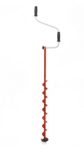 Ледобур ЛР-080 Спорт левое вращение, цельнотянутый шнек (LS-80LD-1) Тонар					