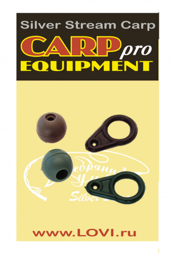 Элемент монтажа HK11507-06 Run rings + bead (уп. 10 шт.)   Dark Brown			