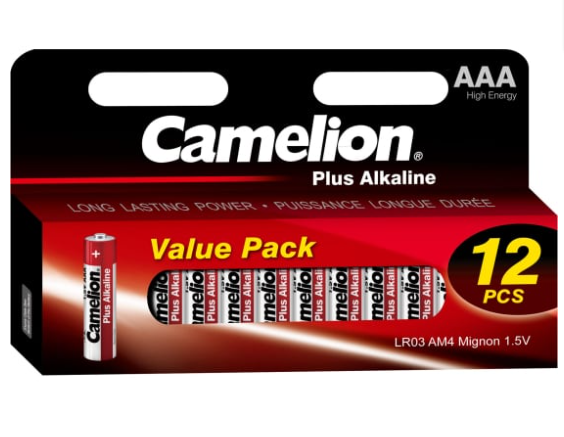 Элем. пит. Camelion LR03 BL12 Plus Alkaline 																												