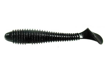 Приманка силиконовая Keitech Swing Impact FAT 3.3" #001 Black								