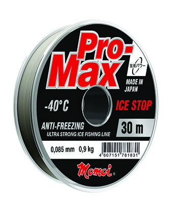 Леска Momoi Pro-Max Ice Stop  0.117мм 1.5кг 30м прозрачная Barrier Pack				