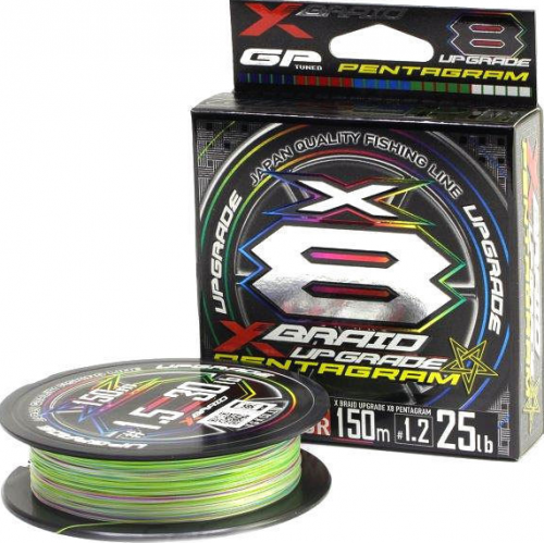 Шнур YGK X-Braid Upgrade X8 200м #1.2/0.185мм 25Lb/11.2кг