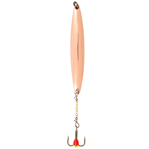 Блесна вертикал. зим. Lucky John NAIL BLADE с цеп. и тр. 65мм C блистер							
