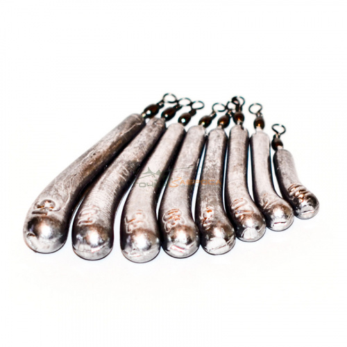 груз БАНАН (вертлюг, для отводного поводка,  30г, трт)