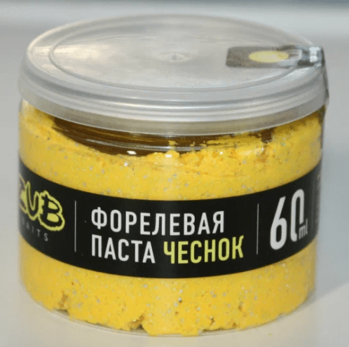 Паста ZUB 60мл Форель "Чеснок" Желтая					