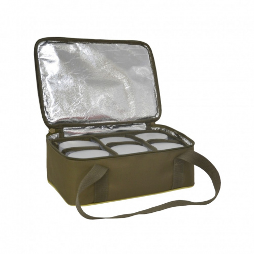 Термо-сумка Aquatic С-42Х с банками 6 шт (цвет: хаки,32х23х15 см)