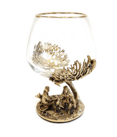 Бокал под коньяк "Зимняя рыбалка"